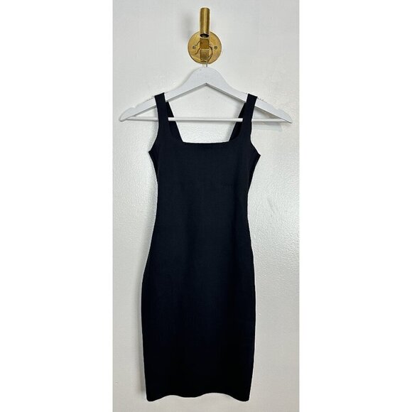 SKIMS Body Tank Mini Slip Dress in Onyx Black Size X-Small - Picture 4 of 8